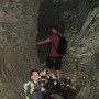 Tamás nem volt mindig ilyen vidám a barlangban