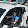 Tamás a DTM-es biztonsági autóban.