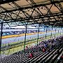 Szombat délben (érkezésünkkor) a Hungaroring főtribünje