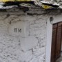 Kővel fedett ház Potamia faluban